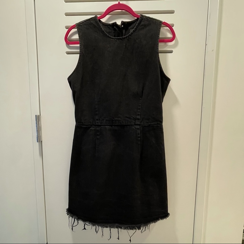 Alexander Wang Black Denim Dress